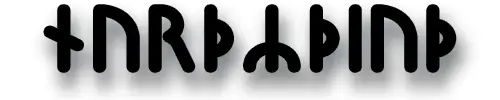 Northtribe ancient runic script